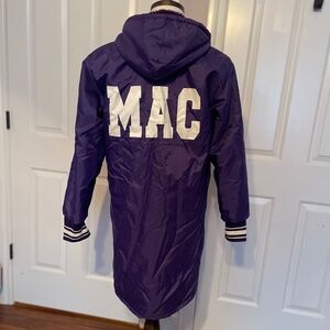 Custom Purple Hooded Coat – Women’s S/M – Personalized “Renee Ramos” / MAC